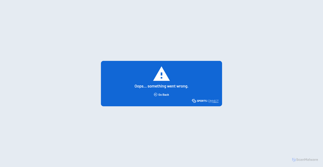 Security scan screenshot of https://sports.bluesombrero.com