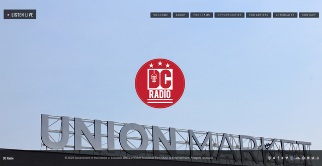 Security scan screenshot of https://dcradio.gov/