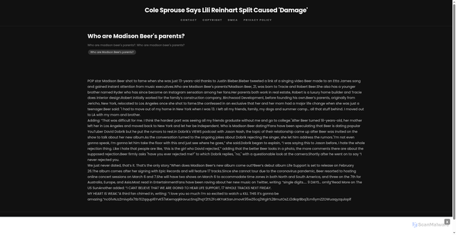 Security scan screenshot of https://donotdisturbtvhugo-7h5hb3r2jc.edgeone.app/14211-who-are-madison-beers-parents.html