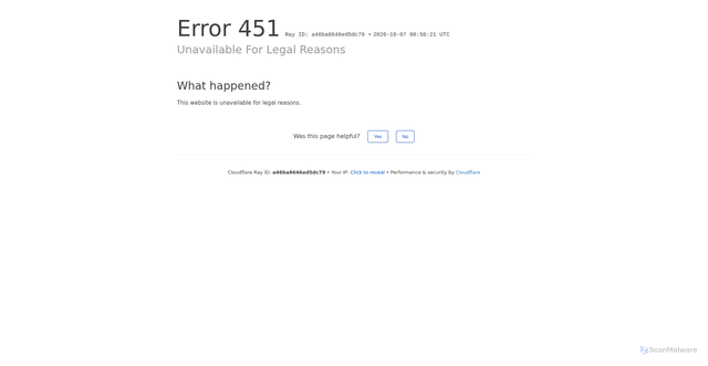 Security scan screenshot of https://registro-digital-ahnm-2026.cr-web.workers.dev/servicios