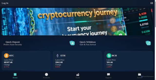 Security scan screenshot of http://gtbitsbr.xyz/