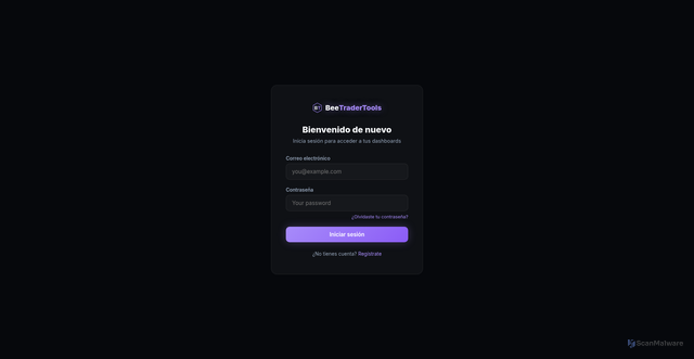 Security scan screenshot of https://beetradertools.pages.dev/dashboard/analysis.html