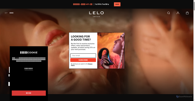 Security scan screenshot of https://lelo.com
