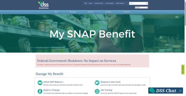 Security scan screenshot of https://mydss.mo.gov/food-assistance/food-stamp-program