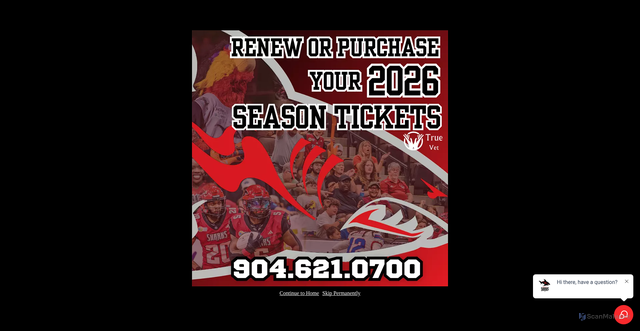 Security scan screenshot of https://jaxsharks.com/