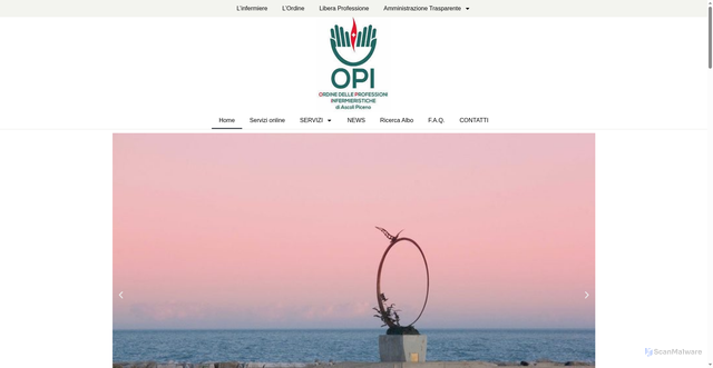 Security scan screenshot of https://www.opiascolipiceno.it
