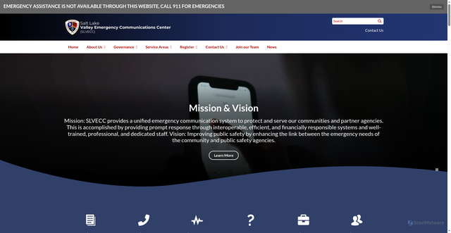 Security scan screenshot of https://www.slvecc.com/