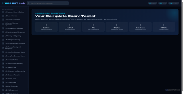 Security scan screenshot of https://finalbstrevisionnios-tdwcn5cr9y.edgeone.app/nios_bst_ultimate%20(1).html