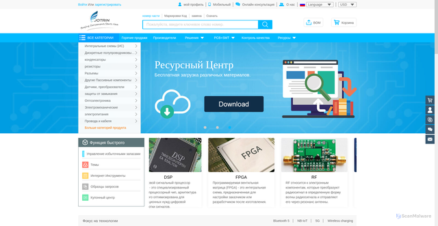 Security scan screenshot of https://jotrin.ru