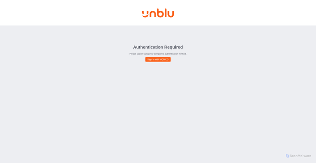 Security scan screenshot of https://mcmcg.us.unblu.app