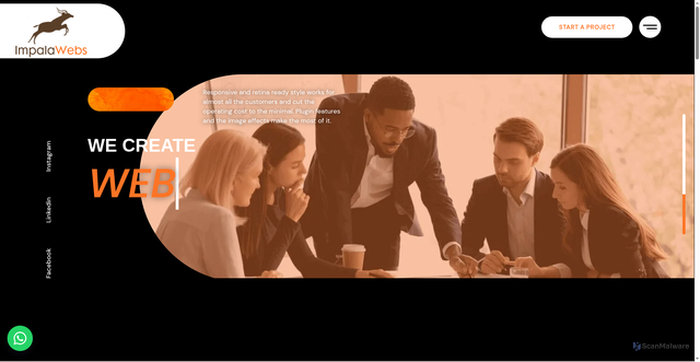 Security scan screenshot of https://impalawebs.com/