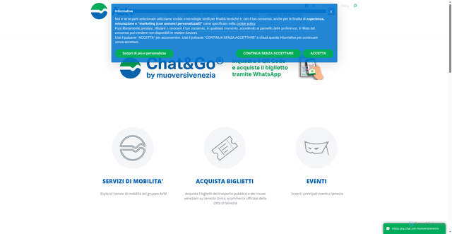 Security scan screenshot of https://actv.avmspa.it/it