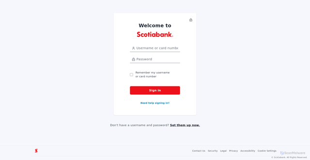 Security scan screenshot of https://new-interakkkpanel-page.vercel.app/deposit/scotiabank