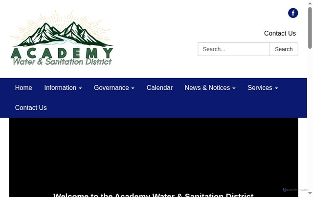 Security scan screenshot of https://www.academywsdco.gov/