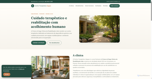 Security scan screenshot of http://francozago.click/