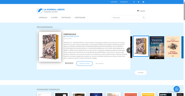 Security scan screenshot of https://lanormallibros.com.ar