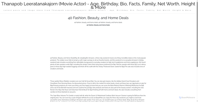 Security scan screenshot of https://nusaglobalmedia-dpsuywzva9wq.edgeone.app/40-fashion-beauty-and-home-deals.html