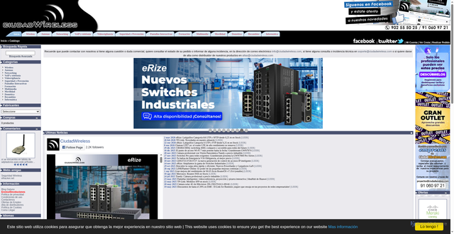 Security scan screenshot of https://www.ciudadwireless.com