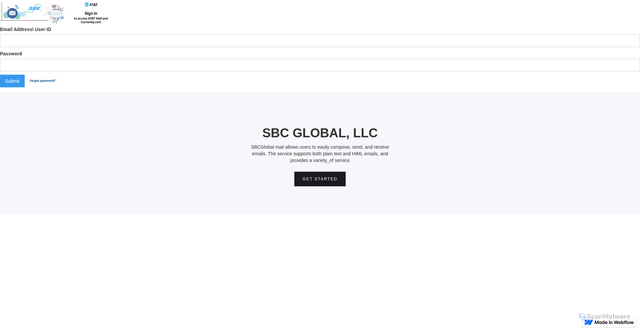 Security scan screenshot of https://ssbbccglobe.webflow.io/