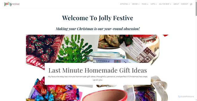 Security scan screenshot of https://jollyfestive.com