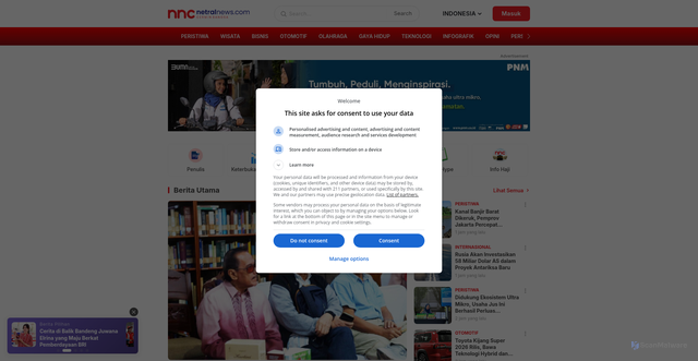 Security scan screenshot of https://www.netralnews.com