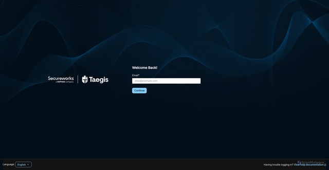 Security scan screenshot of https://delta.taegis.secureworks.com