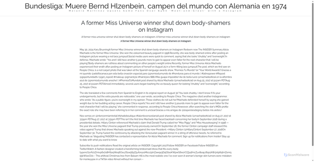 Security scan screenshot of https://offshorepricessitus-q2s5cvsiun.edgeone.app/12089-a-former-miss-universe-winner-shut-down-body-shamers-on-instagram.html