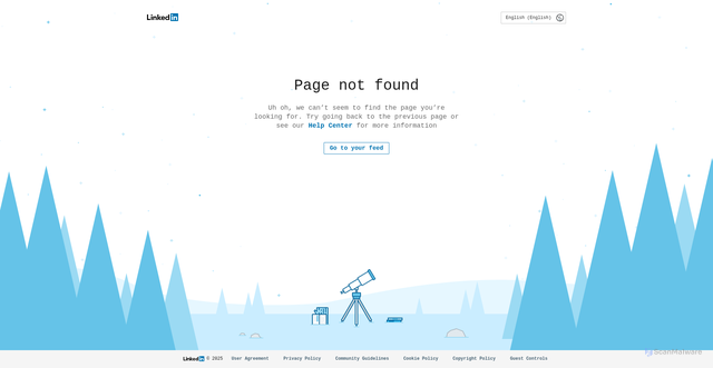 Security scan screenshot of https://www.linkedin.com/vallfirest