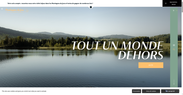 Security scan screenshot of https://www.montagnes-du-jura.fr