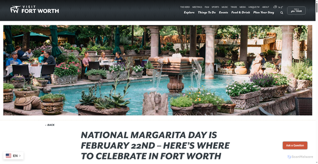 Security scan screenshot of https://www.fortworth.com/blog/stories/post/national-margarita-day-is-february-22nd-heres-where-to-celebrate-in-fort-worth/