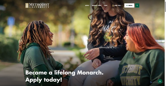 Security scan screenshot of https://www.methodist.edu/