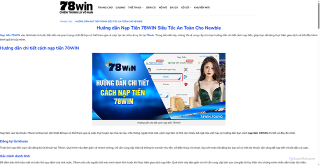 Security scan screenshot of https://shoponline.us.com/nap-tien-78win/