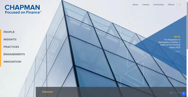 Security scan screenshot of https://www.chapman.com/