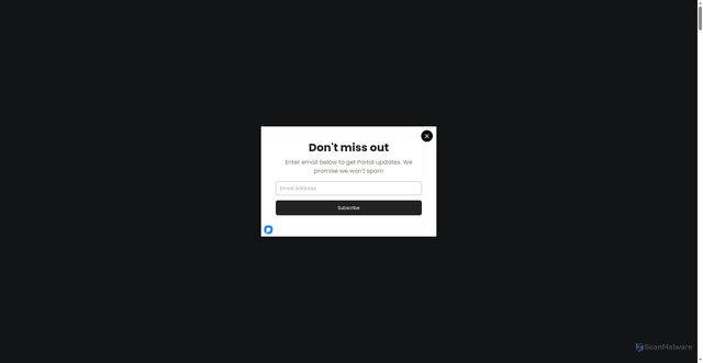 Security scan screenshot of https://portaltobitcoin.com