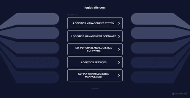 Security scan screenshot of https://www.logistrafic.com/