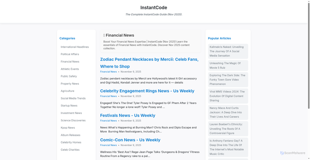 Security scan screenshot of https://filmsave-u2nc83.pages.dev/category/financial-news/index.html