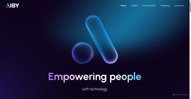 Security scan screenshot of https://aiby.mobi