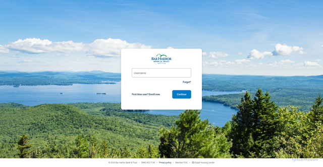Security scan screenshot of https://online.barharbor.bank