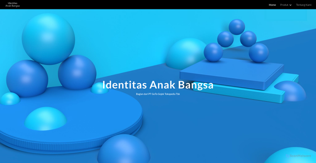 Security scan screenshot of https://goidentitas.id
