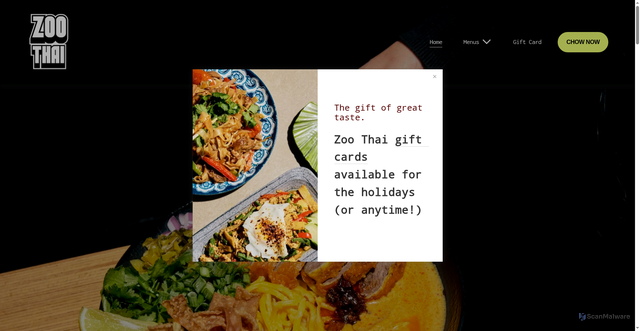 Security scan screenshot of https://www.zoothai.com/
