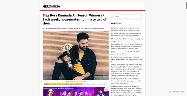 Security scan screenshot of https://asunoreh.pages.dev/posts/bigg-boss-kannada-all-season-winners