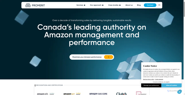 Security scan screenshot of https://formation-amazon.com/