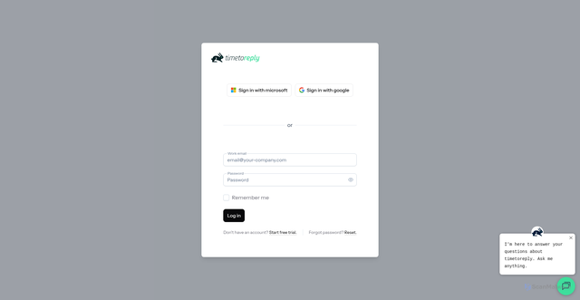 Security scan screenshot of https://portal.timetoreply.com