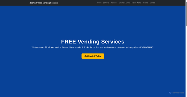 Security scan screenshot of http://zephinity.pages.dev/