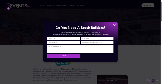 Security scan screenshot of https://www.eventsbay.org/united-states/las-vegas/international-ces-las-vegas-usa/