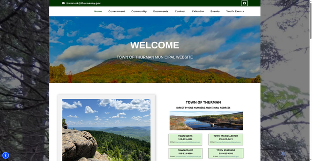 Security scan screenshot of https://thurmanny.gov/