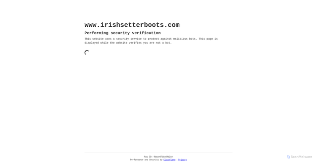 Security scan screenshot of https://www.irishsetterboots.com/?srsltid=AfmBOoqQ3BPmBhRU6SGFTzBJSeNSkmujch8xR7Vg4uPzVG7IgEbkwUTQ