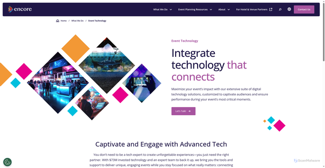 Security scan screenshot of https://chime.live
