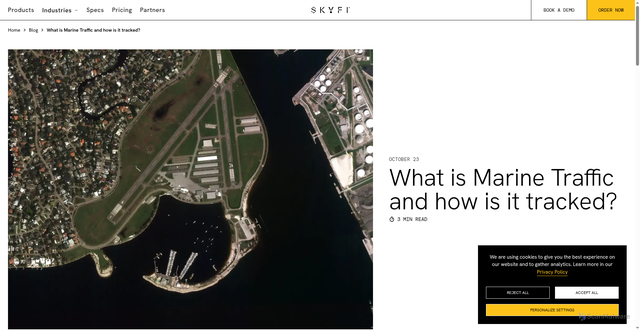 Security scan screenshot of https://skyfi.com/en/blog/What-is-marine-traffic