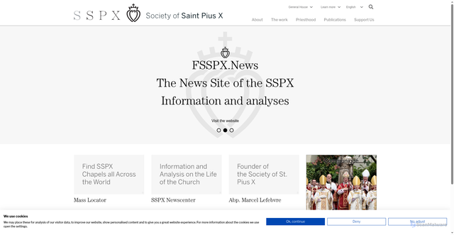 Security scan screenshot of https://fsspx.org/en